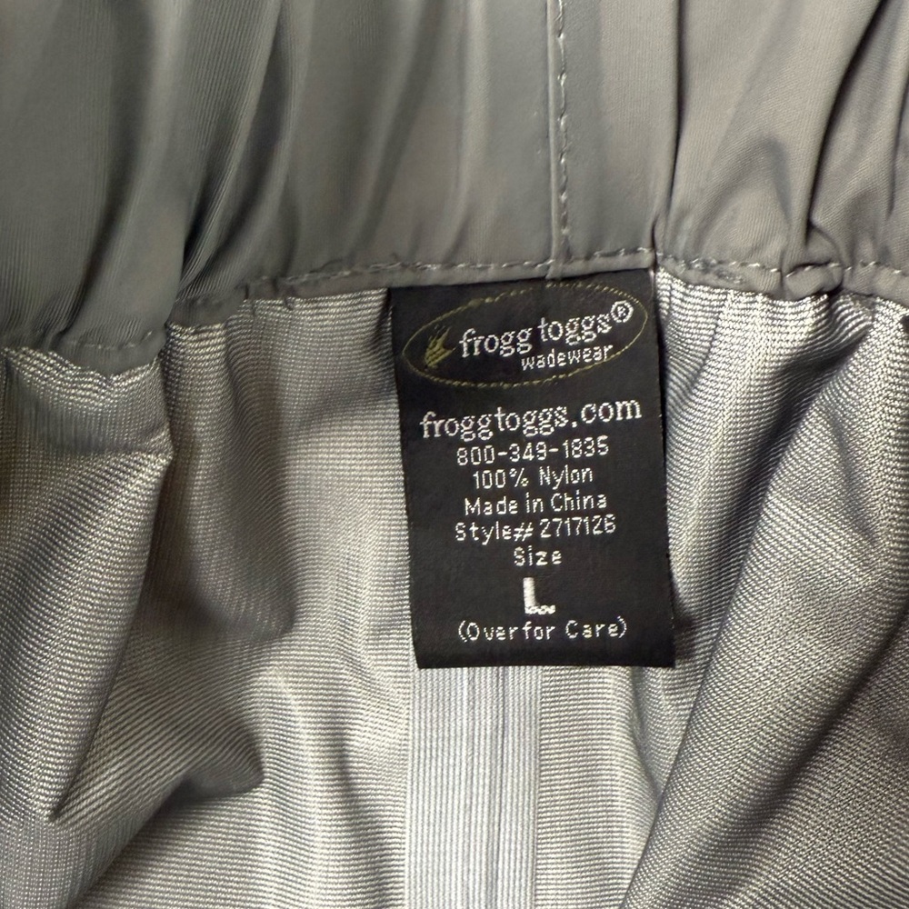 Frogg Toggs Hellbender Stockingfoot Guide wader Pants NIB Attached Booties New - Picture 5 of 10